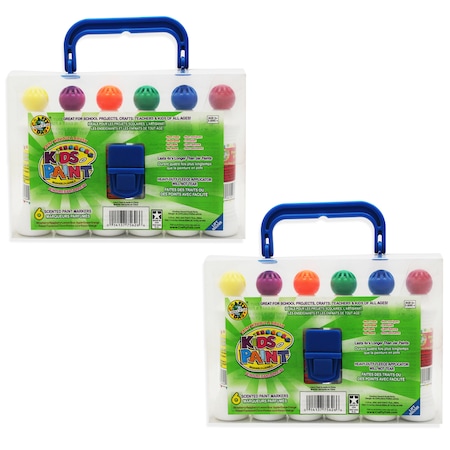 Crafty Dab Kids Scented Paint Markers, Assorted Colors, PK12 CV75626